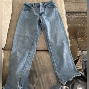 Brandy Melville Light Blue Straight Leg Jeans